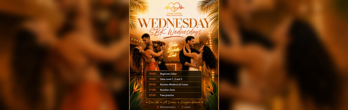 SBKZ Wednesdays — Salsa · Bachata · Zouk