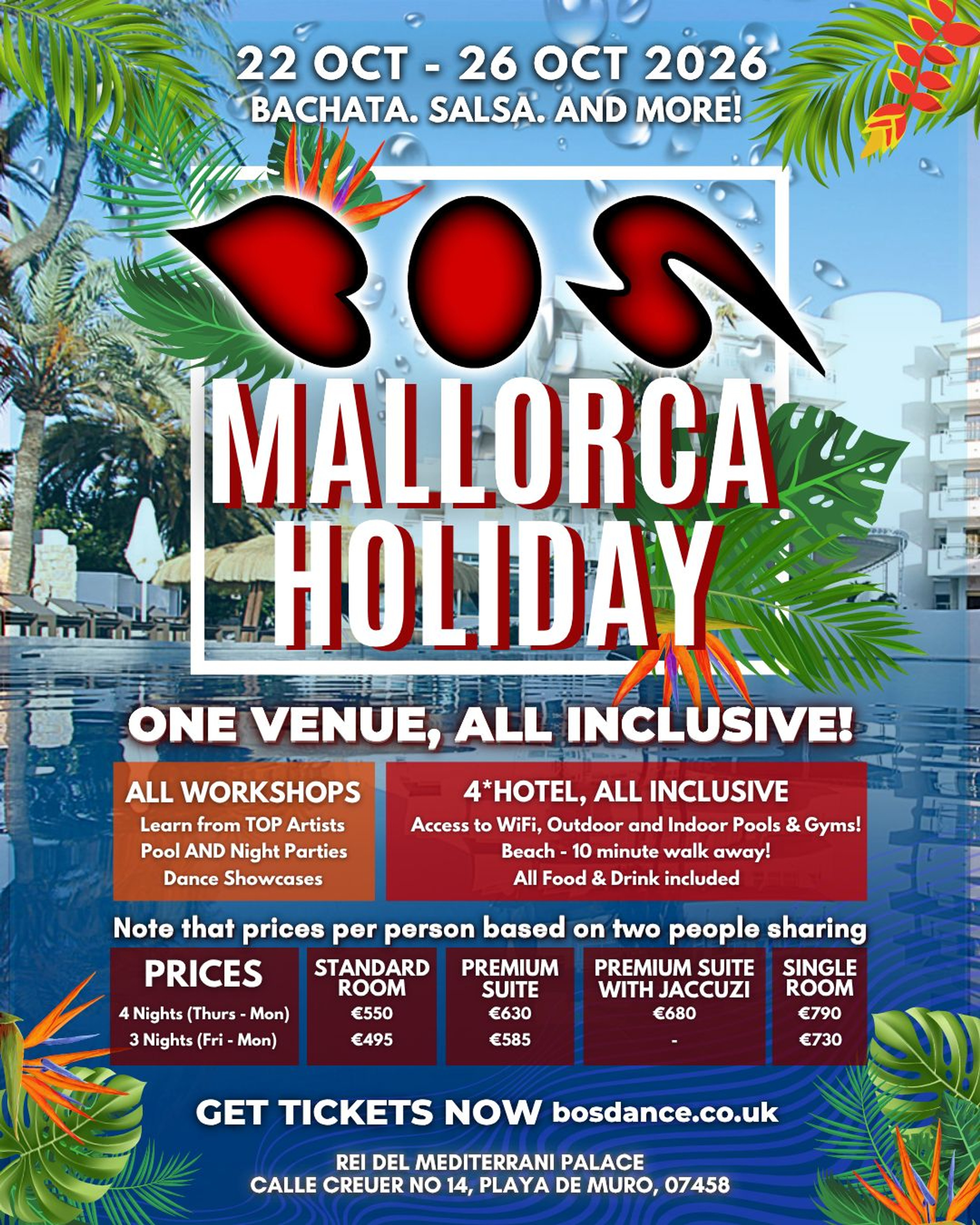 BOS MALLORCA HOLIDAY 2026 poster